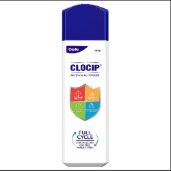 Cipla Clocip Antifungal Powder 100gm - Pack of 1
