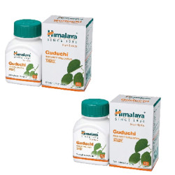 Himalaya Wellness Guduchi, 60 Tablets | Pure Herbs for Immunity Wellness | GILOY | Strengthens immunity - Pack of 2