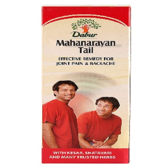 Dabur Mahanarayan Tail For Joint Pain And Backache - 100 Ml with Free Dabur Nature Care Kabz Over Effective Relief From Constipation, 120g