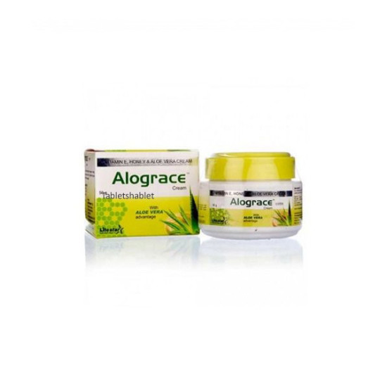 Alograce Moisturising Cream with Aloevera for Dry to Normal Skin, Sensitive Skin | With Vitamin E and Honey | 50 Gm Each | Pack of 1
