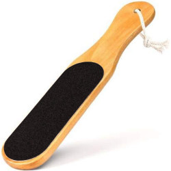 Premium Foot Scrubber Dead Skin Remover | Pedicure Tool for Feet Double Sided Wooden Foot Filer Feet Dead Skin Remover I Pedicure Brush to Remove Callus, Cracked Heels, Dry and Thick Rough Skin, and Foot Corns - Pack of 1