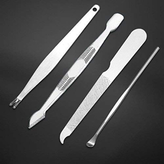 Heavy Quality Manicure Pedicure 16 Tools Set Nail Clippers Stainless Steel Professional Nail Scissors Grooming Kits, Nail Tools with Leather Case Heavy Quality Manicure Pedicure 16 Tools Set Nail Clippers Stainless Steel Professional Nail Scissors Grooming Kits, Nail Tools with Leather Case