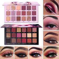 Rose Gold Remastered Edition + Nude Edition Eyeshadow Makeup Kit | Matte And Shimmers Finish - Combo of 2 Eyeshadow
