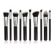 Makeup Brushes Set Tool Pro Foundation Blending Blush Eyeliner Face Powder Brush Kit - Set of 10