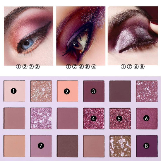 Rose Gold Remastered Edition + Nude Edition Eyeshadow Makeup Kit | Matte And Shimmers Finish - Combo of 2 Eyeshadow