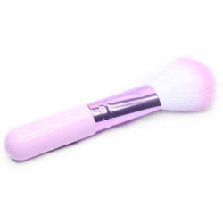 Blusher brush & Round Fluffy brush and Face Blush Powder Brush Contour Blush Highlight Brush (Random Color) - Pack of 1