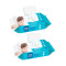 Mee Mee Caring Baby Wet Wipes with lid, 72 Pcs (Aloe Vera) - Pack of 2