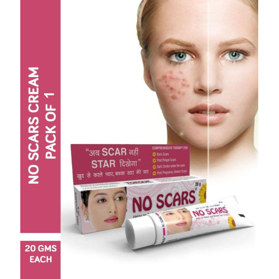 No Scars Cream - 20gm (Pack of 1) | Men & Women Cream | Dark Spot & Pimple Removing