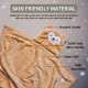 Hooded Baby Wrap Towel - Premium Soft Baby Bath Towel Cum Warm Blanket for Newborn, Infant and Toddler - Ultra Absorbent, Travel Friendly, Safe and Skin Friendly – Big Size – Teddy Design