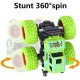 Mini Monster Truck Friction Powered Cars Toys, 360 Degree Stunt 4wd Cars Push go Truck for Toddlers Kids Gift (Multicolor) - Pack of 1