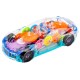 Transparent Concept Racing Car Toy with Light & Sound, Gear Simulation Mechanical Transparent Car with 360 Degree Rotating 3D Concept Car Toy for Kids (Concept Car)