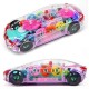 Transparent Concept Racing Car Toy with Light & Sound, Gear Simulation Mechanical Transparent Car with 360 Degree Rotating 3D Concept Car Toy for Kids (Concept Car)