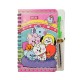 BT- 21 Cute Cartoon Diary Animals Printed Jungle Theme Spiral Diary With Pen I Glitter Stylish Pocket Memo Notepad School Stationery for Kids Boys & Girls Return Gifts - PACK OF 2