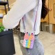 Pop it Unicorn Bags for Girls Fidget Toys Purse Women, Unicorn Pop It Bag For Girls, Unicorn Sling Bags For Girls Or Popit Bag , Pop It Purse For Girls Or Kids Sling Bag, Popet Bag Puppet Poppet Bag (Random Color) - Pack of 1