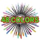 Set of 48 Neon Gel Pens consisting Fluorescent, Metallic, Glitter, and Pastel colour pens For DIY Art & Crafts (Sketching, Drawing & Painting Purpose) Set of 48 Neon Gel Pens consisting Fluorescent, Metallic, Glitter, and Pastel colour pens For DIY Art & Crafts (Sketching, Drawing & Painting Purpose)