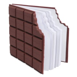 Chocolate Scented Notebook Small Memo Notebook in Chocolate Shape and Smell Personal Diary Pocket Diary Brown Color Approx. 80 Pages (pack of 1)