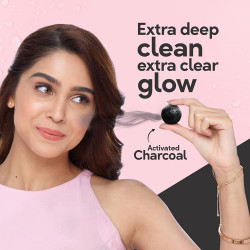 POND'S Pure Detox Face Wash 100 g, Daily Exfoliating & Brightening Cleanser, Deep Cleans Oily Skin - With Activated Charcoal for Fresh, Glowing Skin