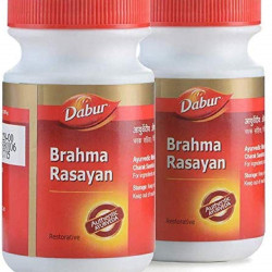 Dabur Brahm Rasayan 250g | Improves concentration, Memory and Physical Strength - Pack of 2