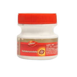 Ayurvedic Dabur kantakaryavaleha | Dry, Mucus-Laden Cough and Shortness of Breath | 100gm - Pack of 1