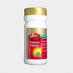 Dabur Triphala Tablets - 60 Tab | Supports Healthy Digestion | Improves Bowel Wellness| Relieves Constipation - Pack of 1