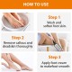 Leg, Heel & Foot Scrubber for Dead Skin - Very Sharp & Big (11 * 3 inch) - Pedicure & Feet Scrub Tools, Foot Scraper Cleaner & Filer, Callus Remover For Cracked Heels (Metal)