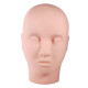 Mannequin Head, Practice Training Head, Make Up and Lash Extention, Cosmetology Doll Face Head, Soft-Touch Rubber Practice Head