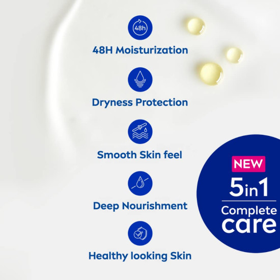 Nivea Body Lotion For Very Dry Skin, Nourishing Body Milk With 2X Almond Oil, For Men & Women, 200 ml Nivea Body Lotion For Very Dry Skin, Nourishing Body Milk With 2X Almond Oil, For Men & Women, 200 ml