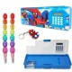 Dual Side Stationery Spiderman Calculater Geometry with Shapner Pencil Box (1 Piece) + 2 Moti Colorful Pencil + 1 Spider Man Keyring | Combo For Kids Also Use Birthday And Return Gift - Combo of 4 Dual Side Stationery Spiderman Calculater Geometry with Shapner Pencil Box (1 Piece) + 2 Moti Colorful Pencil + 1 Spider Man Keyring | Combo For Kids Also Use Birthday And Return Gift - Combo of 4