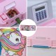 Double-Side Magnetic Closure Pencil Box Geometry| Inbuilt Calculator & Sharpener Unicorn Art Metal Pencil Box (random Unicorn Print) - Pack of 2