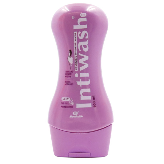 Intiwash New Feminine Hygiene Wash SLS & Paraben Free - 100ml Intiwash New Feminine Hygiene Wash SLS & Paraben Free - 100ml