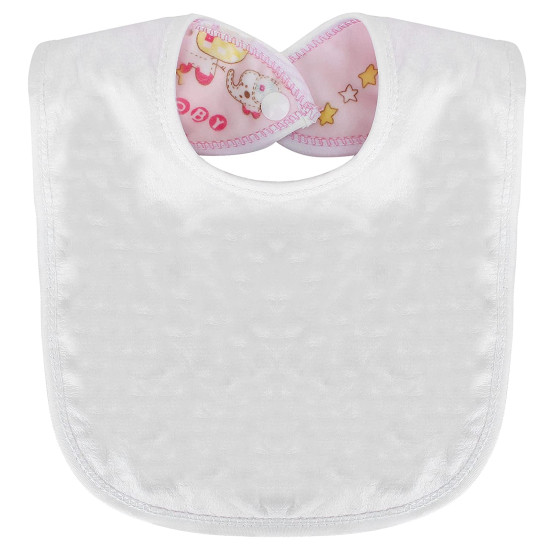 Baby Bibs | Baby Girl and Baby Boy Bib Apron For Feeding Infants and Toddlers | Newborn 0-6 Months | Reusable Cotton Waterproof and Quick Dry Bibs | MIX/RANDOM PRINT | Combo of 3