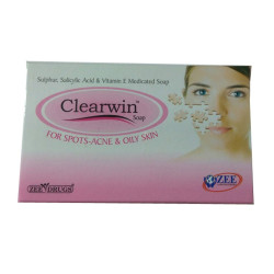 CLEARWIN Soap for Spots Acne & Oily Skin (75g)- Pack of 1