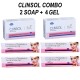 Clinsol Skin Care Combo 2 Soap and 4 Clinsol GEL (Pack of 6)
