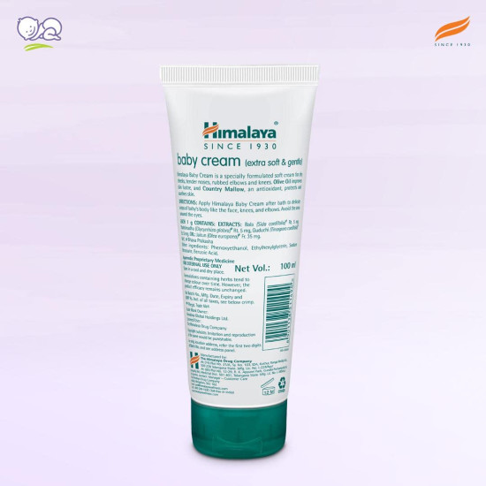 Himalaya Baby Cream (100ml) - Pack of 2