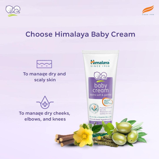 Himalaya Baby Cream (100ml) - Pack of 2