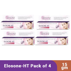 Elosone-HT Day Cream for Pimple, Removes Scars and Pigmentation (15g each) - Pack of 4