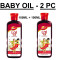 Dabur Lal Tail | Baby Massage Oil – 100 ML | Clinically Tested 2x Faster Physical Growth for Stronger Bones and Muscles | Lal Tel Oil - Pack of 2