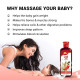 Dabur Lal Tail | Baby Massage Oil – 100 ML | Clinically Tested 2x Faster Physical Growth for Stronger Bones and Muscles | Lal Tel Oil - Pack of 2