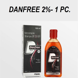 Danfree 2% Anti Dandruff and Anti Fungal Shampoo (100ml)- Pack of 1