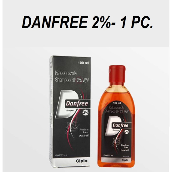 Danfree 2% Anti Dandruff and Anti Fungal Shampoo (100ml)- Pack of 1