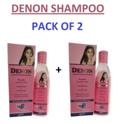 Denon Shampoo (100ML) for Anti-Dandruff | Shining Hair | Strong Hair | Enriched With Milk Protein | Danon - Pack of 2