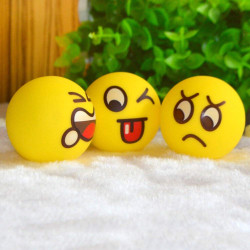 Emoji Balls | Expression Soft Balls | Smiley Balls That are So Soft & Safe for Play | Cute Emojis | Best Gift for Every Child| Make Your Baby Smile and Learn Expressions with These Balls - Pack of 12