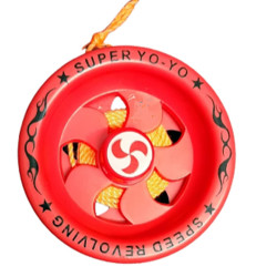 Fine Quality high Speed Plastic YoYo Spinner Fidget Toy | Make in India (Random Color) - Pack of 1