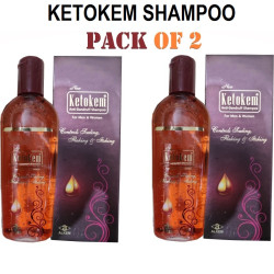 Ketokem Anti Dandruff Shampoo Men & Women 110ML - PACK OF 2