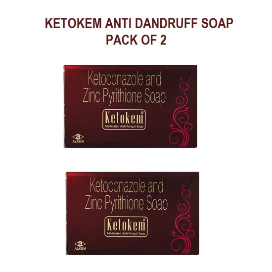 Ketokem (2 piece) Anti-Fungal Soap - (75gm Each)