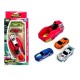 Rapid Launcher Play Set Toy with 3 Die Cast Metal Stunt Car and Stoppers Best Toy for Kids (Multi Color)