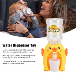 Small Cute Multicolor Duck Water Dispenser with Multicolor Clay Art Clay Creative Small Water Machine Funny Water Toy for Kids Set of 1