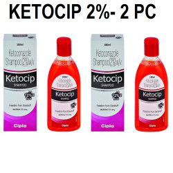 Ketocip 2% Shampoo (2 Piece) Anti Dandruff (100ml each)