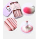 Soft Bristle Makeup Mini Brush Kit With Hello Kitty Print Storage Box | Makeup Blending Brushes Set of 7 - PINK