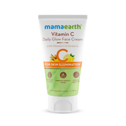 Mamaearth (Mama Earth) Vitamin C Daily Glow Face Cream With Vitamin C & Turmeric For Skin Illumination - 150 G